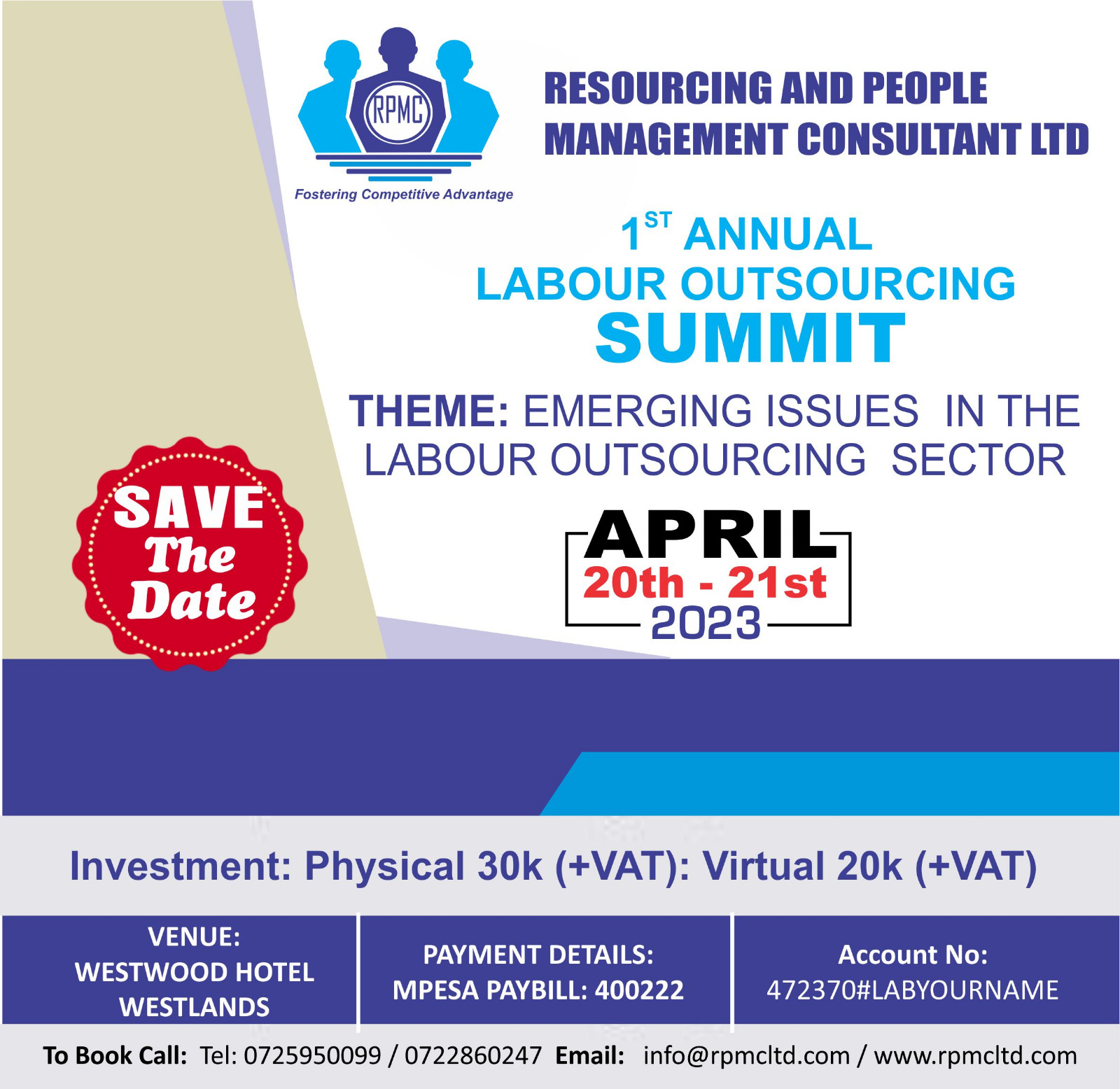 1st Annaul Labour Outsourcing Summit